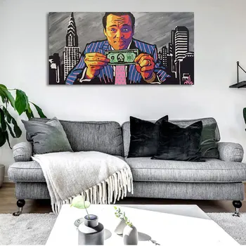 

5D Large DIY Diamond Painting Home Man with Money Portrait Cross Stitch full square/round Diamond Embroidery JS4968