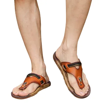 

Slippers Men Terlik Casual Flat Flip Flops Slippers Beach Sandals Outdoor Summer Shoes Men Chaussure Homme Chinelo Masculina NEW