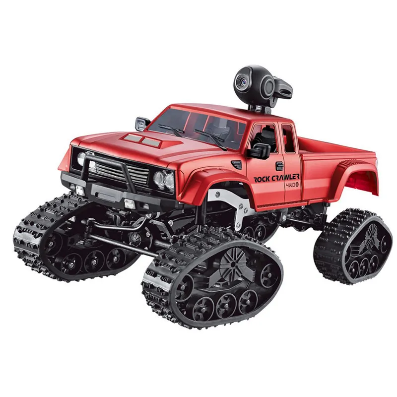 

WiFi 2.4Ghz Remote Control Car 1:16 Military Truck Off-Road Climbing Auto Toy 4 Snow Wheels Drive RC Car with HD Camera