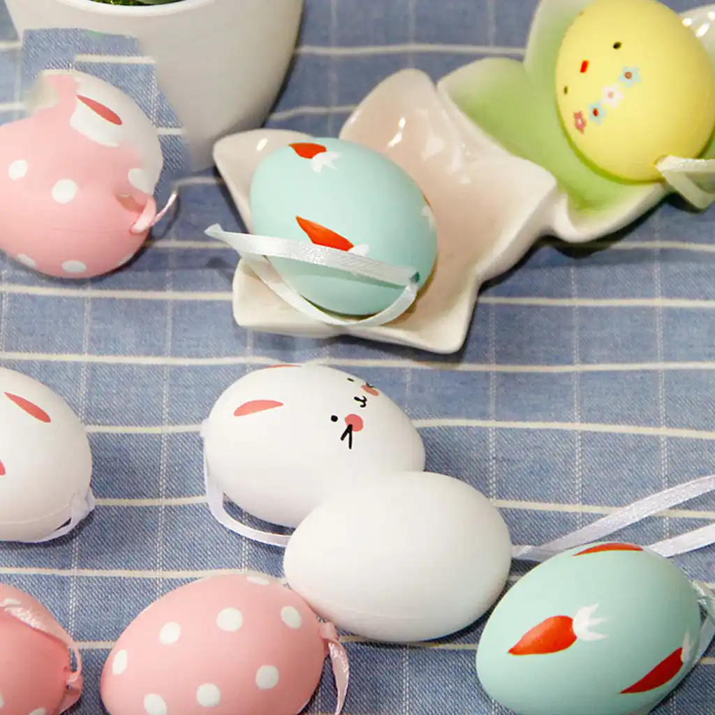 12pc colorful baby kid drawing painting easter eggs color egg