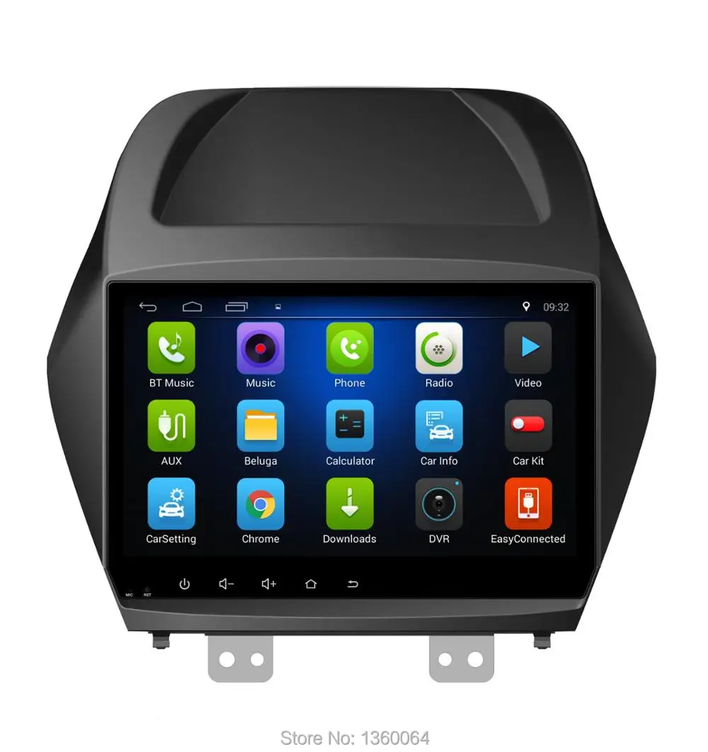 Cheap Nedehe 9 inch Android 8.1 RAM 2GB +ROM 32GB  Car DVD GPS Navigation For HYUNDAI IX35 New Tucson car radio audio video player 4