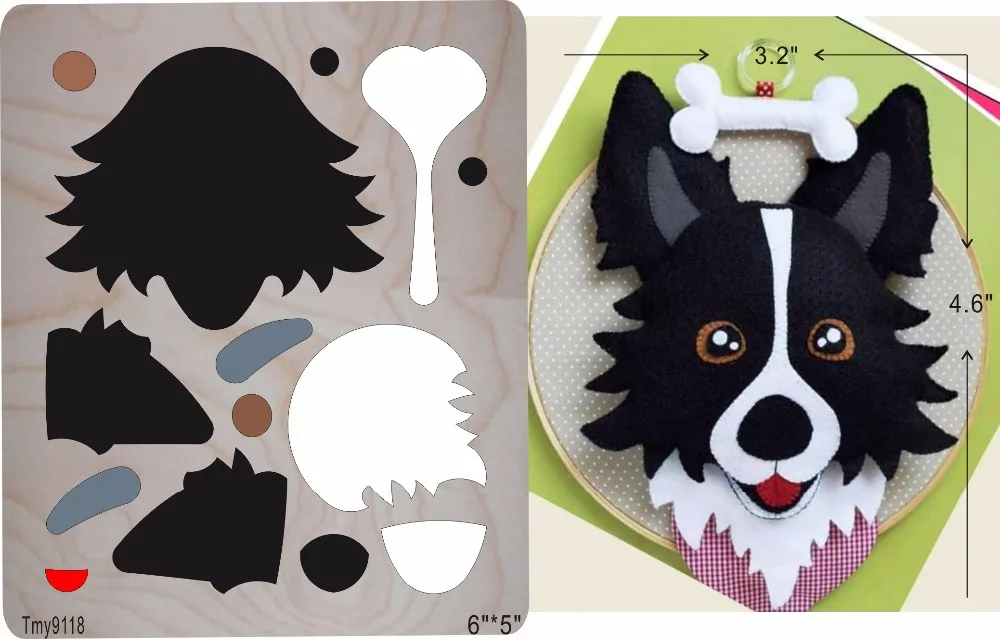 

Lovable wolf dog DIY Scrapbook mold/cutting tool die /Tmy9118