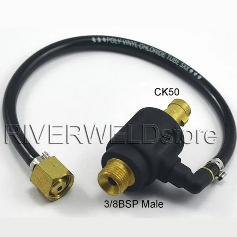 WP-26 SR-26 TIG фонарь соединительный кабель изменение 3/" BSP Мужской CK50 и M16* 1,5