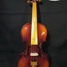 Коричневые цвета лучшее ремесло 4/4 электрическая скрипка+ акустическая скрипка#9414