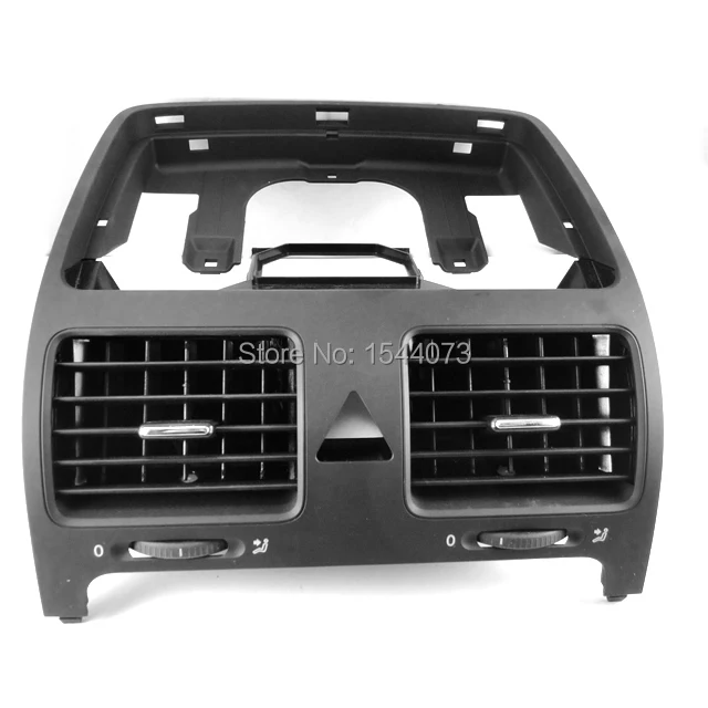 OEM Black Front Dash Central Air Outlet Vent For VW Jetta Golf GTI Rabbit MK5 MKV 1K0 819 728 F 1QB , 1K0 819 728F , 1K0819728F for dongfeng peugeot 408 rail for box after the air conditioning outlet 408 central air rear outlet non destructive installation
