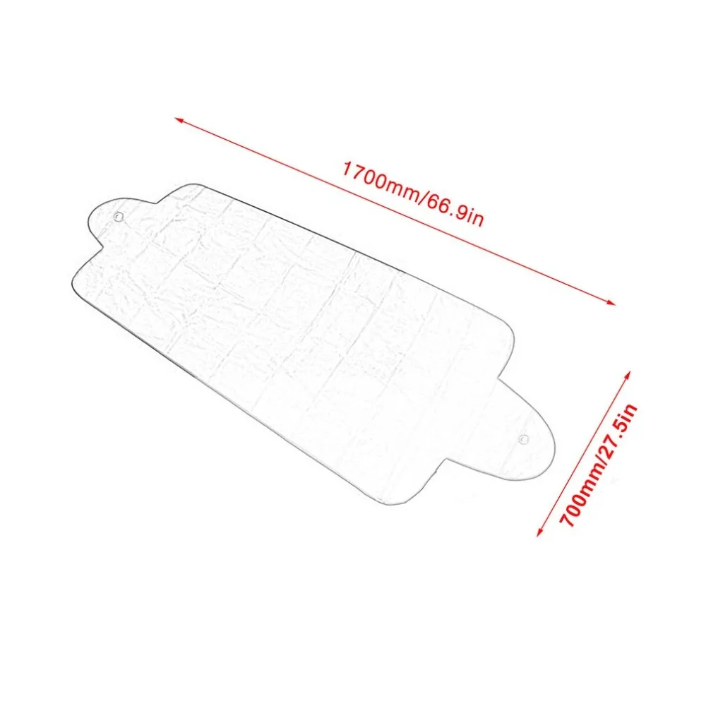 Козырек для лобового стекла автомобиля, защита от ультрафиолета, защита от снега, мороза, защита от пыли, солнцезащитный козырек для лобового стекла автомобиля