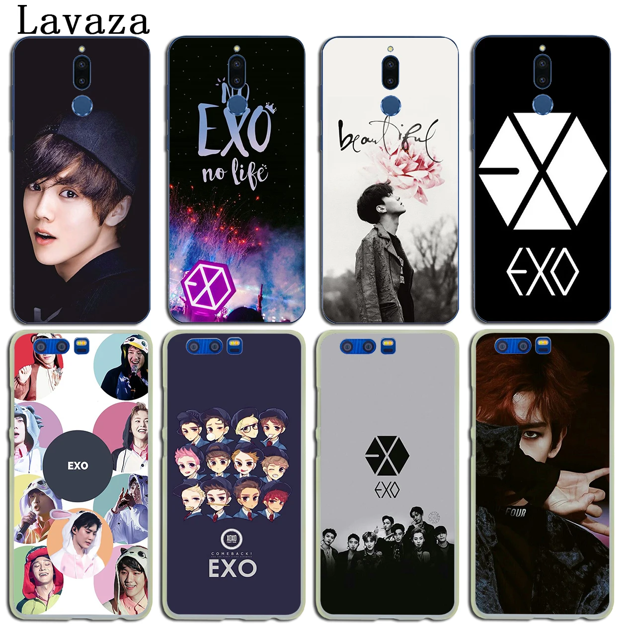 Чехол EXO band BAEKHYUN SEHUN для Huawei Y9 Y7 Y6 Prime 2019 2018 Nova 5i 4 3i 3 2i Honor 20 10 8X 8C 8 9X 9 Lite 7C 7X 7A