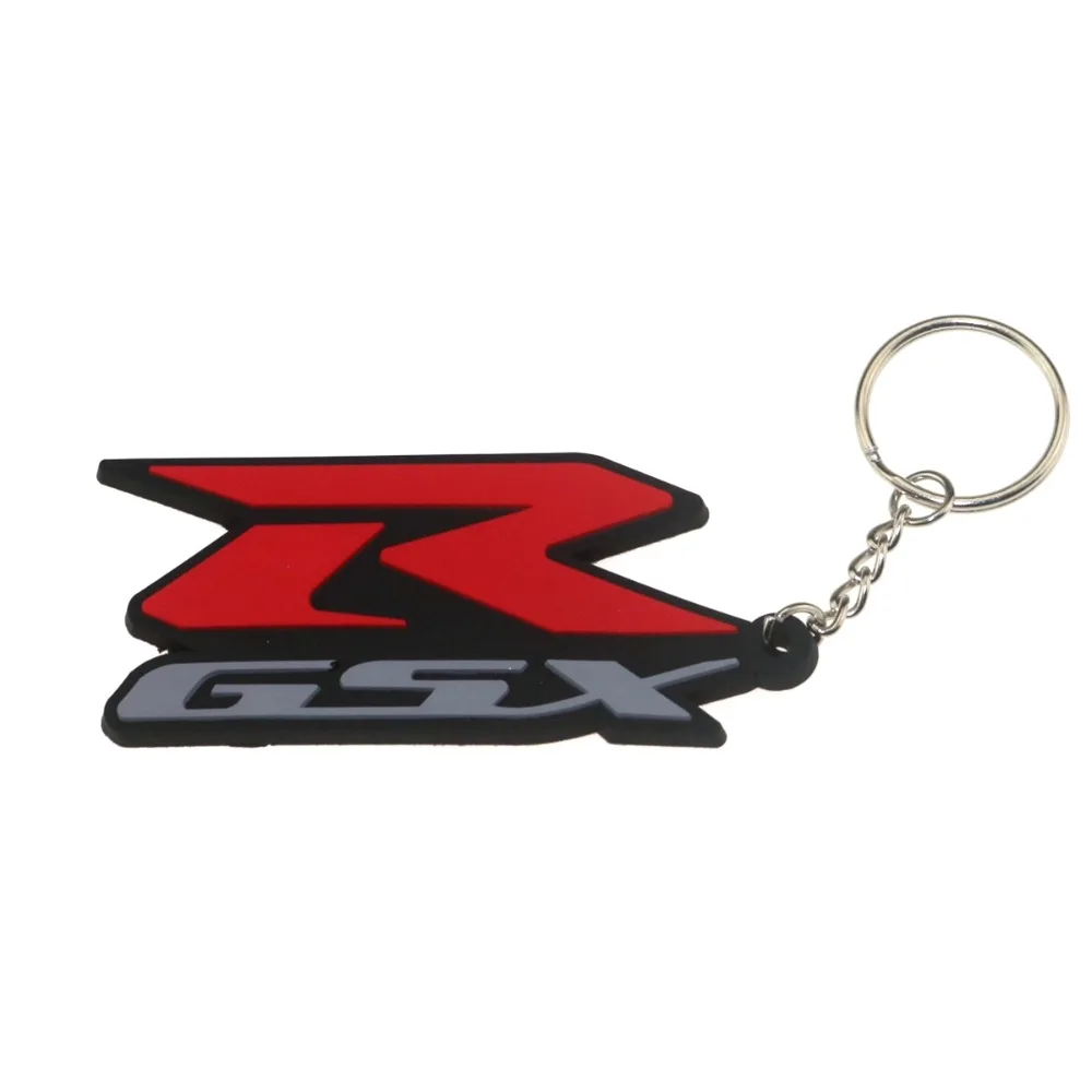 

3D Motorcycle Accessories Motorcycle KeyChain Rubber Motorcycle Key Chain For SUZUKI GSXR All Model GSXR600 GSXR750 GSXR10000