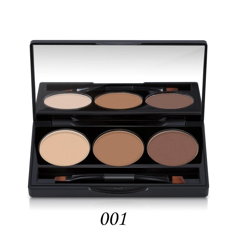 

2 Colors Eye Shadow Eyebrow Cosmetic Eye Brow Powder Make Up Palette Makeup Kit Set Brand Perfect Summer Christmas Gift