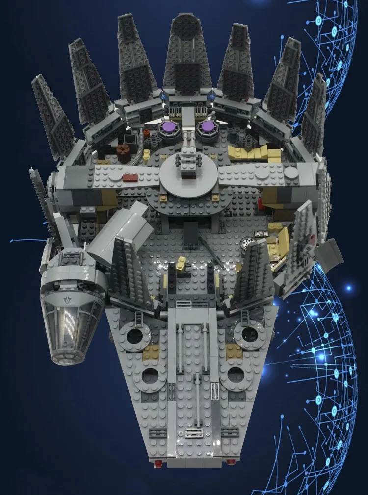 Mylb Звездные войны Сокол Миллениум космический корабль строительные блоки модель игрушки Рождественский подарок для детей Совместимость