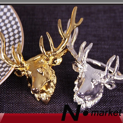 dear head napkin ring