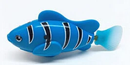 Большая распродажа, активированная игрушка для рыб на батарейках, аквариумные украшения для аквариума - Цвет: Синий