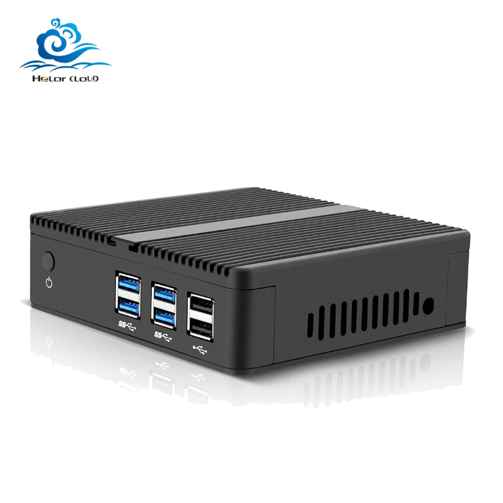 Esperanza Mini PC Core i5 4210Y Pentium 4405U Mini computadora 2955U PC sin ventilador de escritorio de Windows 10 VGA HDMI Wifi USB3.0