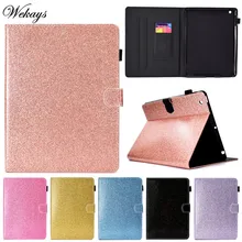 Wekays For Coque Apple Ipad 4 3 2 Glitter Bling Leather Flip Fundas Case For IPad2 IPad3 IPad4 Tablet Cover Cases For IPad 2 3 4