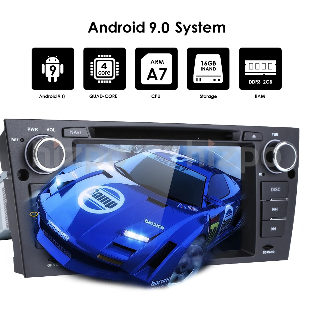 Clearance Car Multimedia Player GPS Android 9.0 1 Din DVD Automotivo For BMW/3 Series E90/E91/E92/E93 2GB RAM Radio FM Wifi 4G SWC DAB USB 5