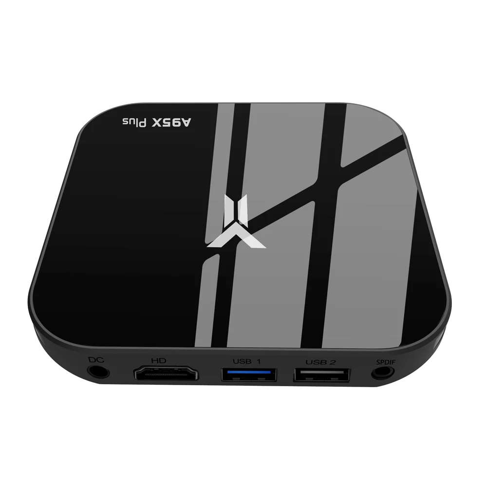 A95X PLUS Android 8,1 Smart tv Box HD медиаплеер 4 ГБ/32 ГБ DDR4 EMMC четырехъядерный S905Y2 DDR4 4K H.265 2,4G/5G wifi USB 3,0