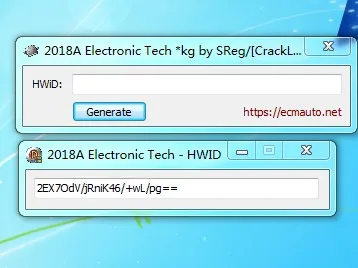 Для ET 2018A keygen с программой |