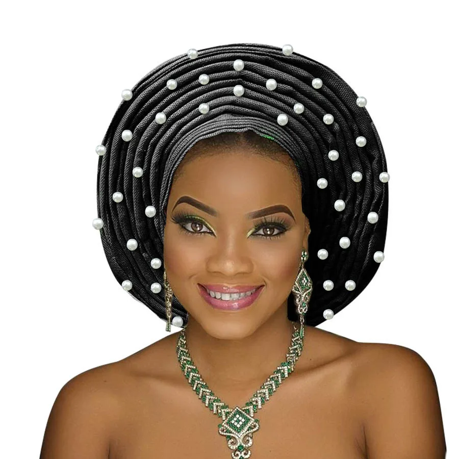 african headtie aso oke gele headtie african head wrap fashion nigerian aso ebi gele turban women aso oke head gear (13)