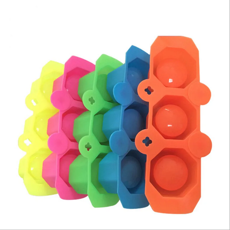 

3-Cavity DIY Silicone Ice Maker Cube Shape Tray Mold Pudding Mold Cocktails Whiskey Tool Kitchen Accessories