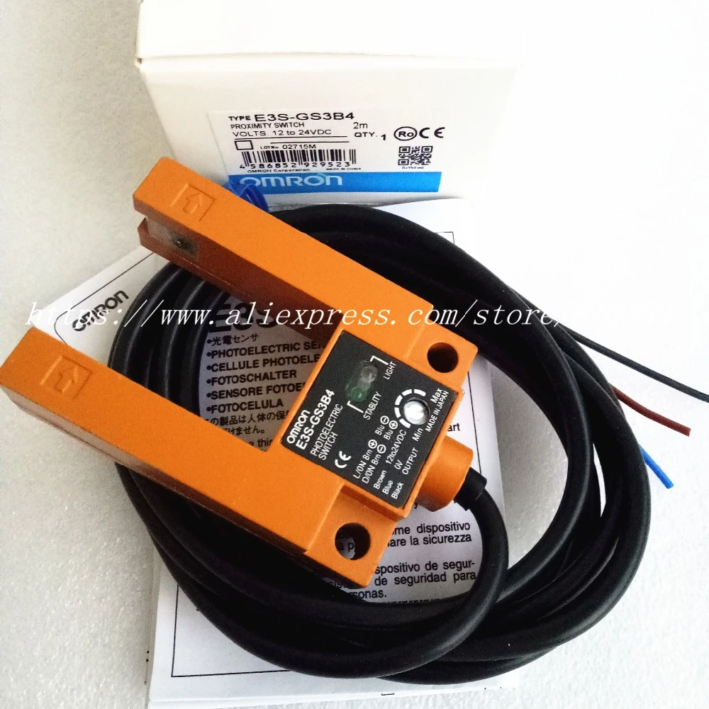 Omron ES-GS3B4 Photelectric Switch new
