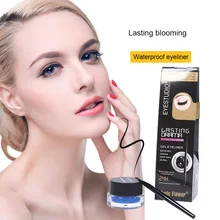 Водостойкая гелевая подводка для век косметический гель подводка для глаз с кисточкой 24 часа длительный Макияж инструмент