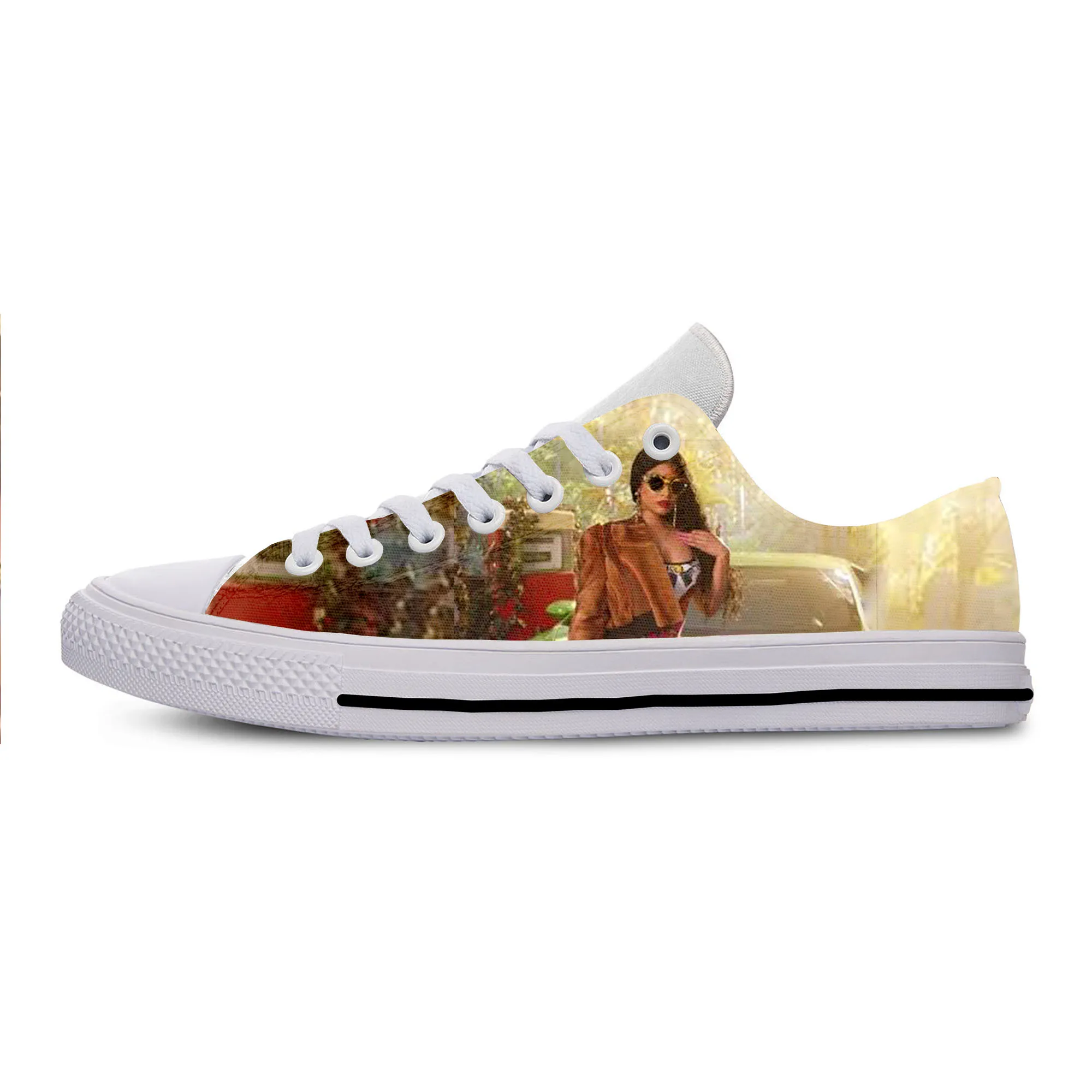 Best 2019 Hot Cool Fashion Summer Handiness Casual Harajuku Shoes 3D Print For Man Woman Hip Hop Rap Music Rock Rapper Nicki Minaj