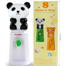 Мини-диспенсер для воды восемь чашек мультфильм без нагрева рабочего стола маленькая милая панда диспенсер офисная посуда для напитков