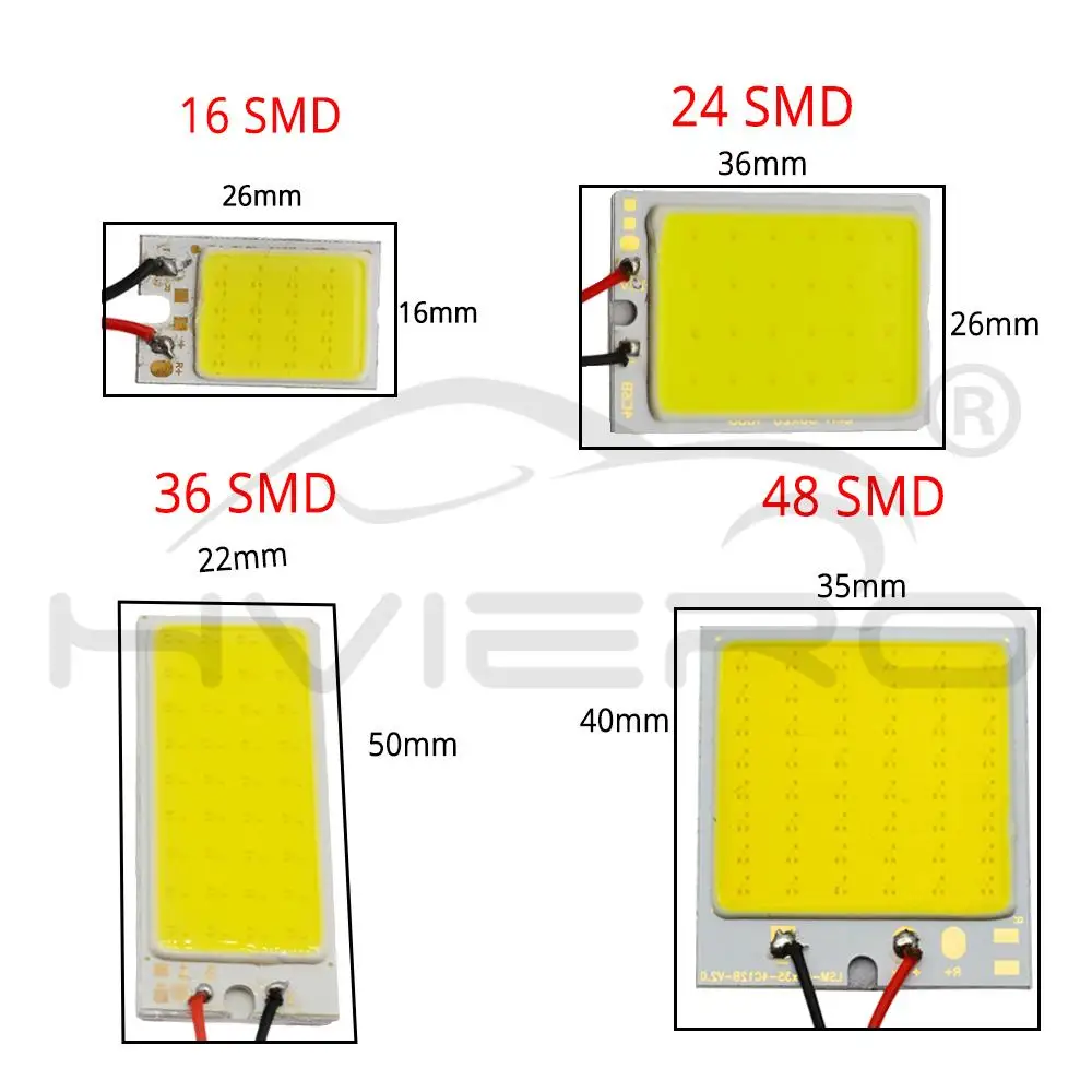 Белый красные, синие T10 Cob 24 SMD 36 SMD автомобилей светодио дный автомобиля Панель лампы авто Интерьер лампа настольная лампа свет купола