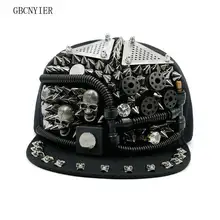 GBCNYIER крутая Мужская и Женская Хип-хоп шляпа, модная спортивная хип-хоп кепка с козырьком и костями, уличная танцевальная шоу, шапки унисекс, Vogue Skull