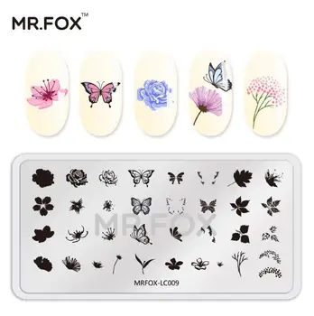 

1 Pcs 6.5*12.5 Nail Beauty Plants Animals Image Transfer pattern Tempalte Nail Stamping Plates Nail Polish Tools