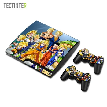 

Dragon Ball Vinyl Skin Sticker Cover For Sony PS3 Slim Console with 2 Controllers Decal For Ps3 S Gamepad Joystick Accessories