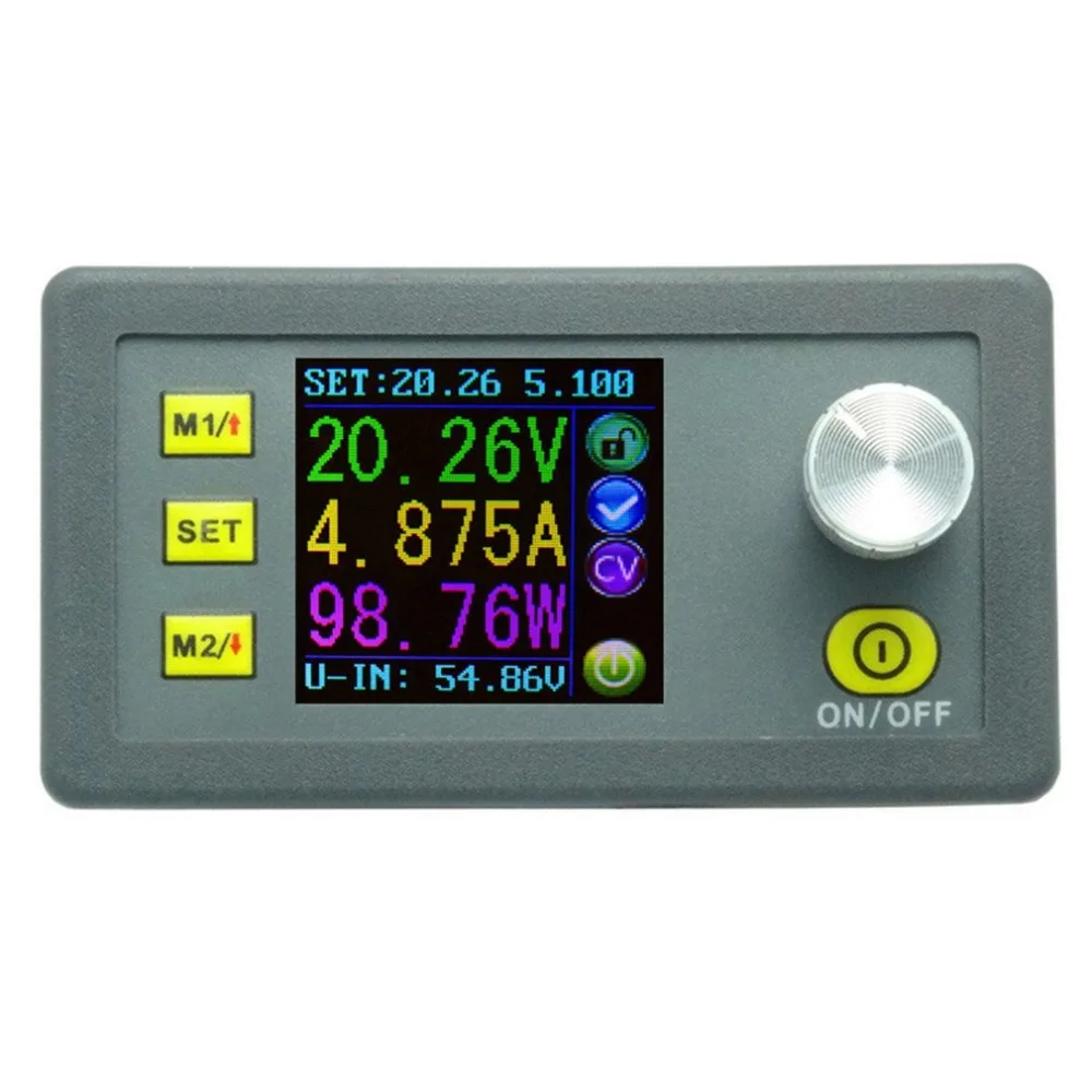 

Input reverse connection protection output short circuit protection digitally controlled DC adjustable power supply module