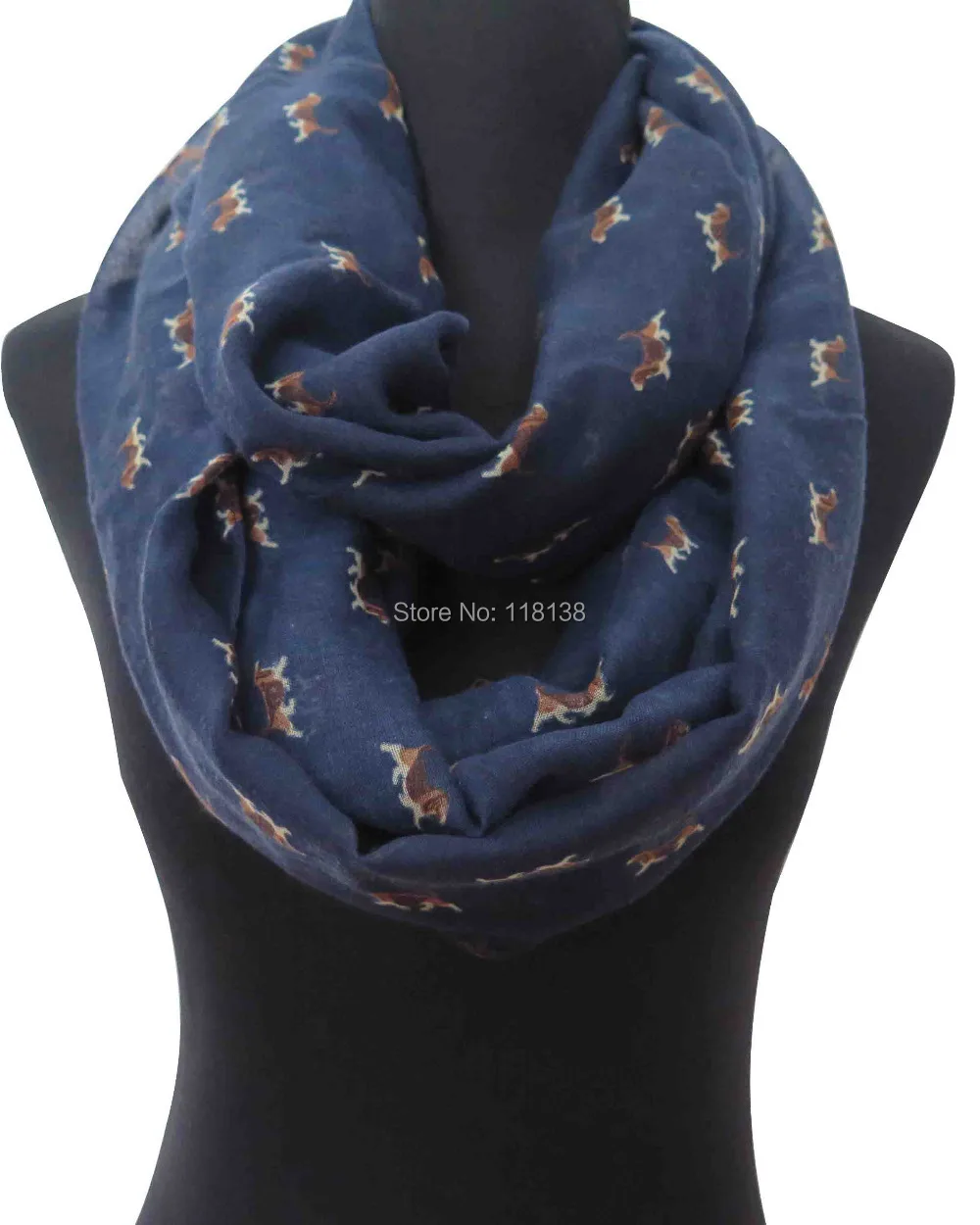 

Beagle Puppy Print Women's Infinity Loop Scarf Gift for Dog Lovers