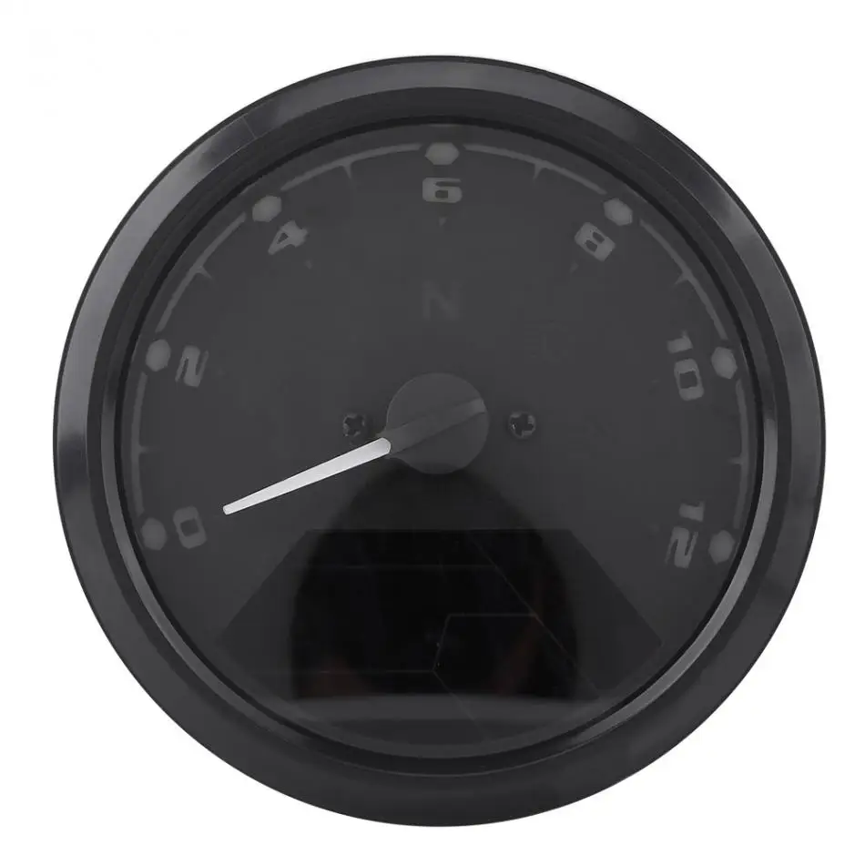 12000rmp Lcd Digital Speedometer Tachometer Gear Indicator