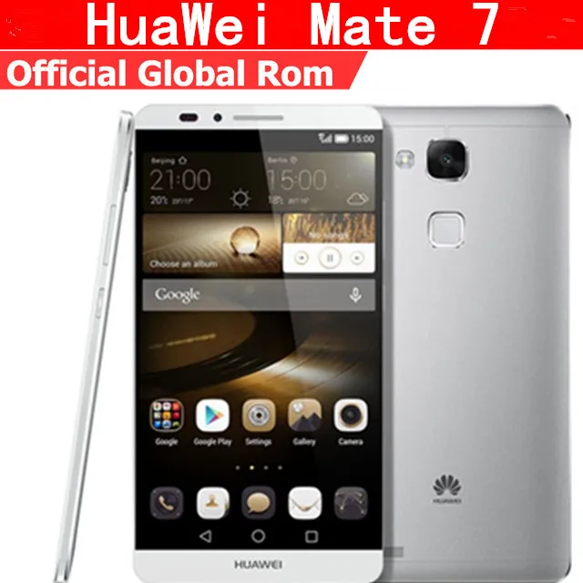 

Global Version Huawei Ascend Mate 7 L09 4G LTE Cell Phone Anroid 4.4 6.0" FHD 1920X1080 2GB RAM 16GB ROM 4000mAh NFC Fingerprint