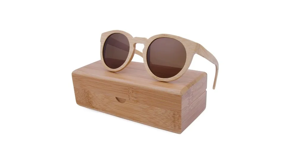 BerWer деревянные солнцезащитные очки wo для мужчин круглая оправа, бамбуковые, солнцезащитные очки винтажная деревянная оправа ручной работы солнцезащитные очки для мужчин очки Oculos