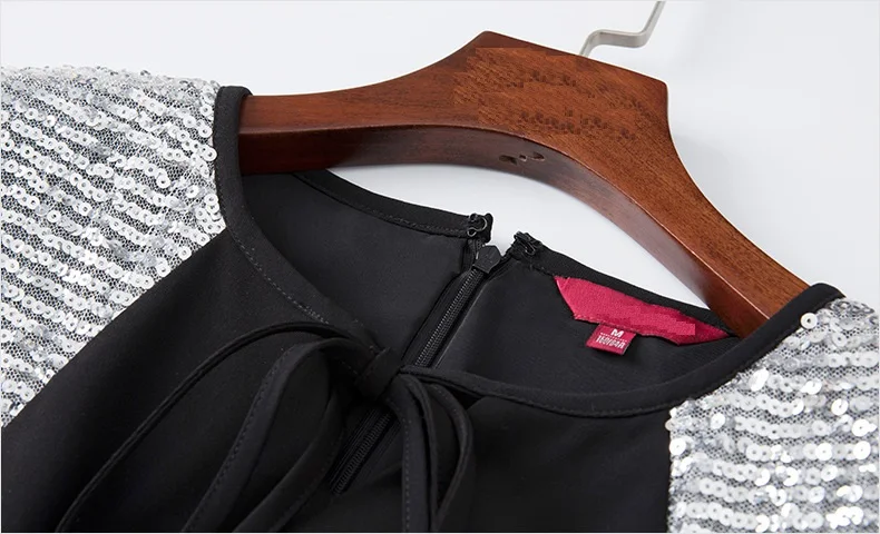 Новое Осеннее дизайнерское тонкое сексуальное платье карандаш с блестками женские сексуальные вечерние платья размера плюс офисные летние платья с коротким рукавом