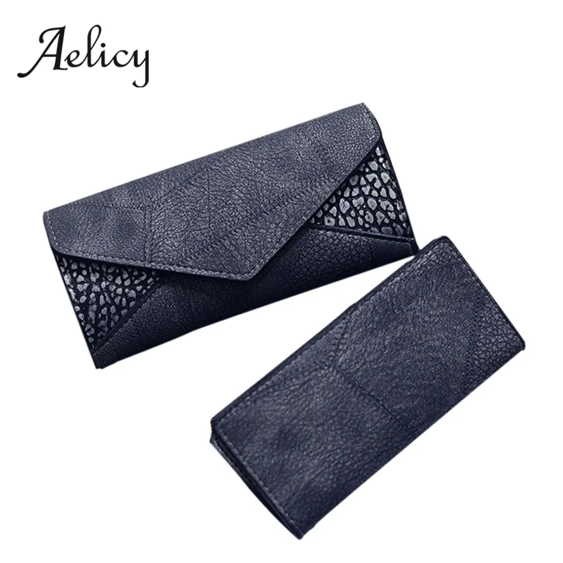 

Aelicy Ladies Multifuction Composite Bag Stone Grain Long Wallet Flip Cover Women Clutch Money Bag Card Holder Female Purse