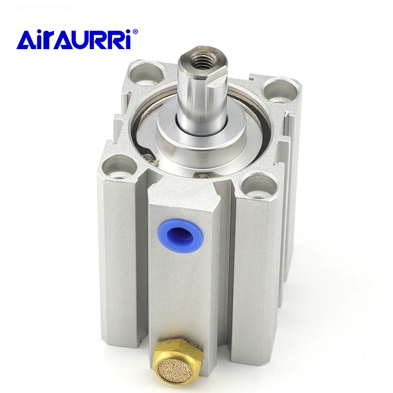 

Compact cylinder single acting-push STA series bore 16 20 25 32 40 50 63 80 stroke 5mm 10mm 15mm 20mm 30mm 40mm 50mm