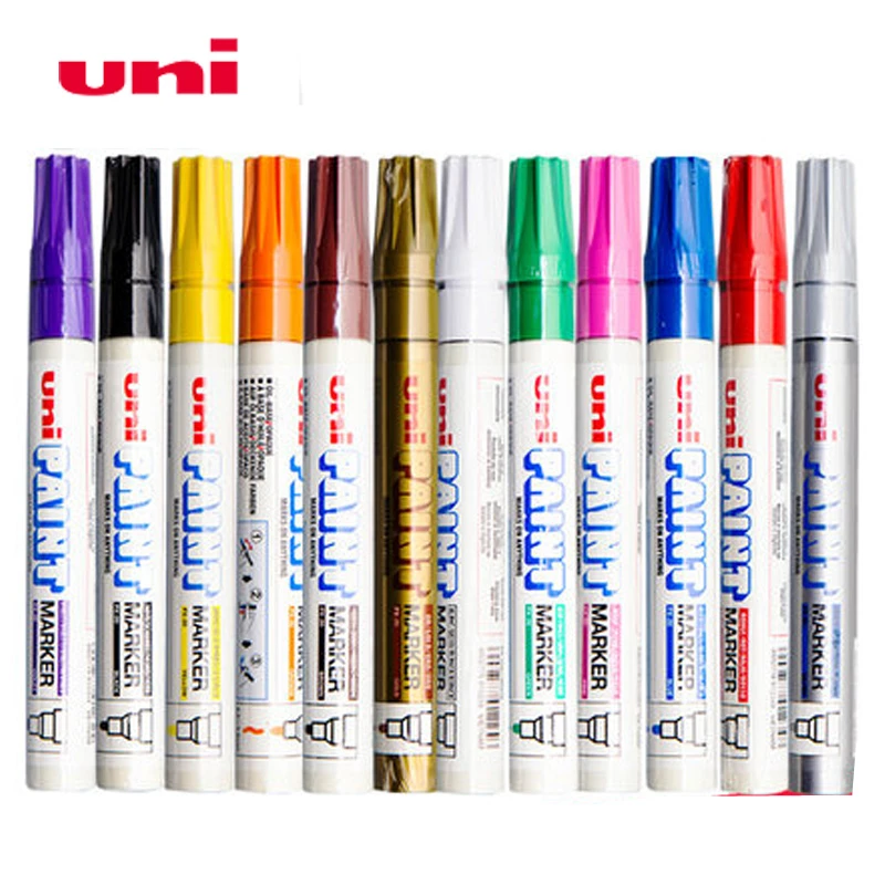 2 x Black UNI PX-20 Paint Permanent Marker Pen 