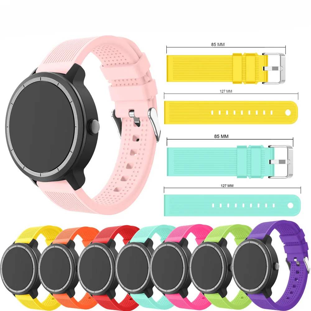 

20mm Watch Band For Garmin Vivoactive 3 Strap for Samsung Galaxy Watch 42mm /Active Smart Bracelet Sport Replacement Accessories