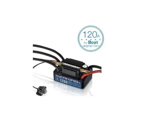 

Hobbywing 2-6S Seaking 120A V3 Electronic Speed Controller ESC for RC Boats