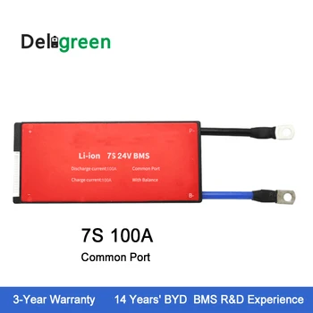 

Deligreen 7S 100A 24V PCM/PCB/BMS for Li-PO battery pack 18650 Battery Pack for ebike scooter