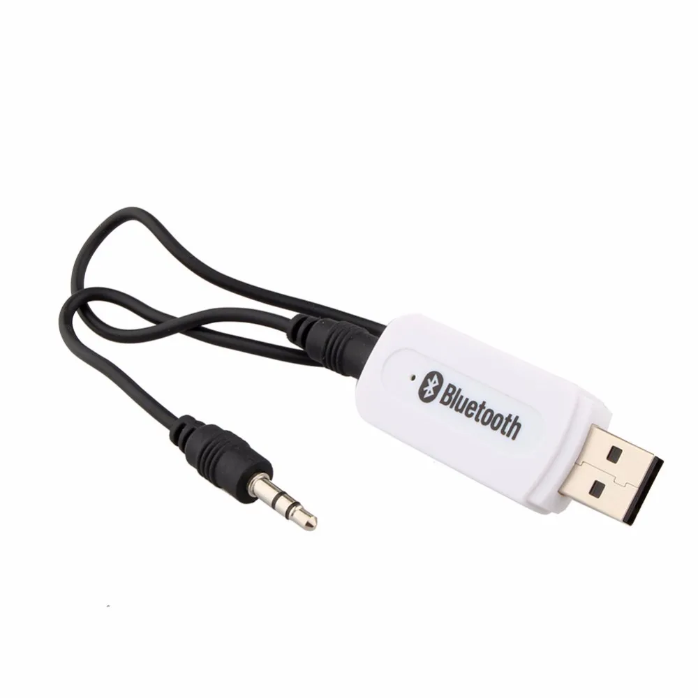 

USB Wireless Bluetooth Music Audio Receiver Dongle Adapter 3.5mm Jack Audio Cable for Aux Car Use for Iphone Samsung speaker mp3