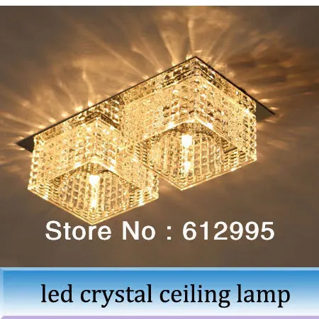 

1PC 6w led crystal corridor ceiling lamp creative decorative light