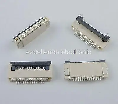 

10 Pcs FPC FFC 0.5mm Pitch 16 Pin Flip Type Ribbon Flat Connector Bottom Contact