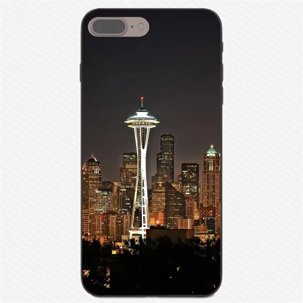 Вертикальный чехол для телефона Seattle Space Needle Xiaomi Redmi Note 2 3 4 4A 4X 5 5A 6 6A Plus Pro S2