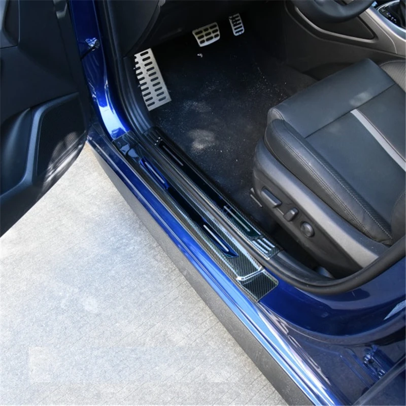

Foot Pedal Door Rear Panels Exterior Excent Automobile Chromium Decorative Car Styling Sticker Strip 19 FOR Hyundai Lafesta