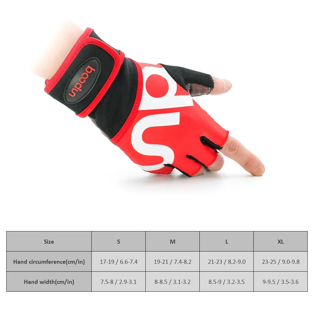 Sport Fitness Weight Lifting Gym Gloves Body Building Training Half Finger Glove Workout Wrist Wrap Exercise Glove for Men Women Sport Fitness Weight Lifting Gym Gloves Body Building Training Half Finger Glove Workout Wrist Wrap Exercise Glove for Men Women