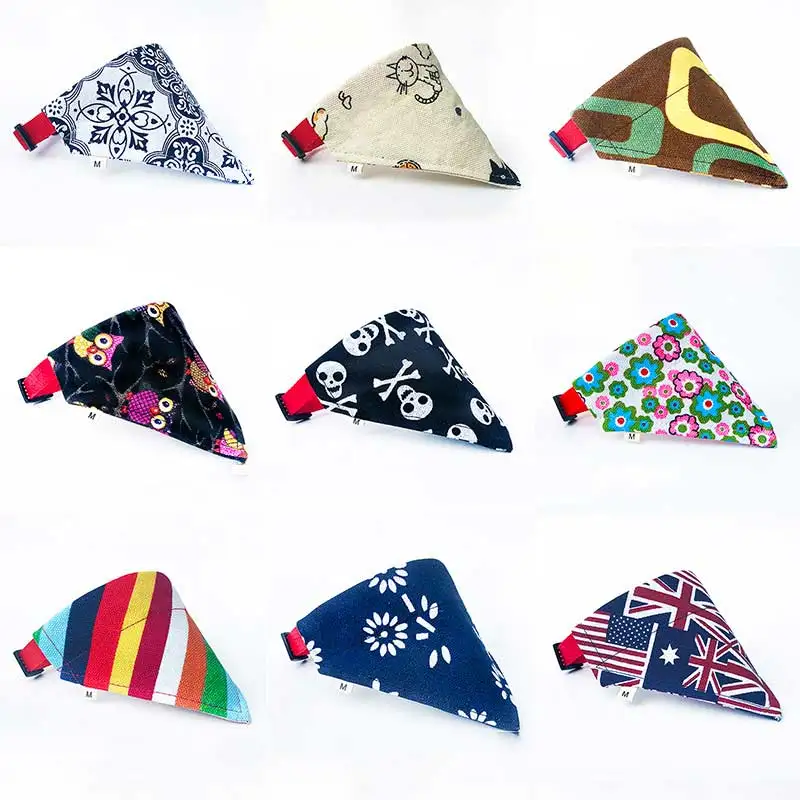 Title 3, Cat Scarf Triangular Scarfs Pet Bandana Accesso...